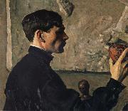 Nesterov Nikolai Stepanovich The Portrait of Colin oil painting